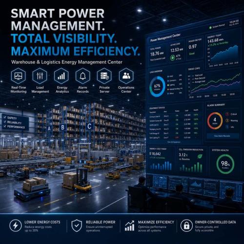 Interconnected Digital Industry Lighting System.